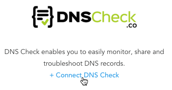 Link for integrating Flowdock with DNS Check