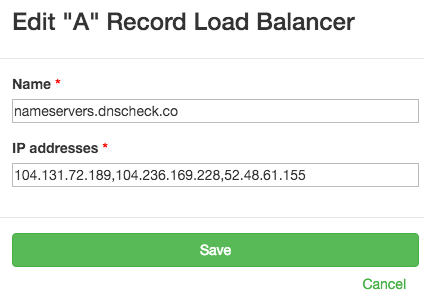DNS Load Balancer Check