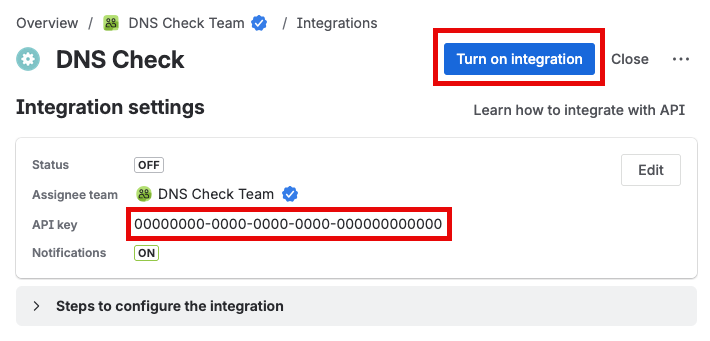 Jira Service Management API Key
